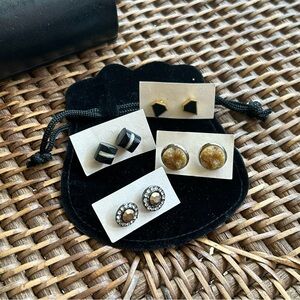 4 Pc Stud Earring Bundle